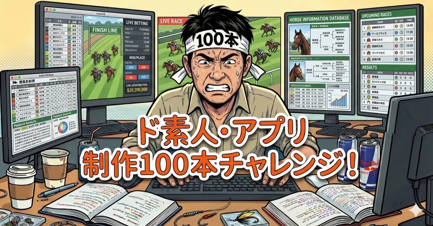 オカルト予想も出来る💭 競馬予想アプリ作ってみた! #007｜釣りおじ