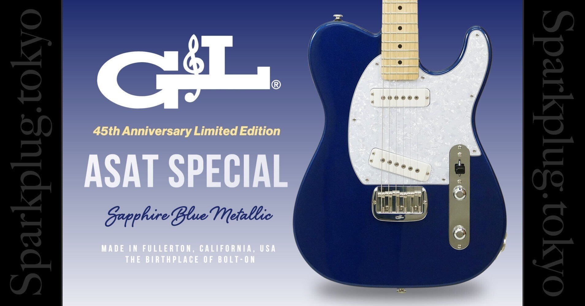 G&L 45周年を記念した全世界200本限定「ASAT Special」を発見 G&L 45周年を記念した全世界200本限定「ASAT Special」を発見