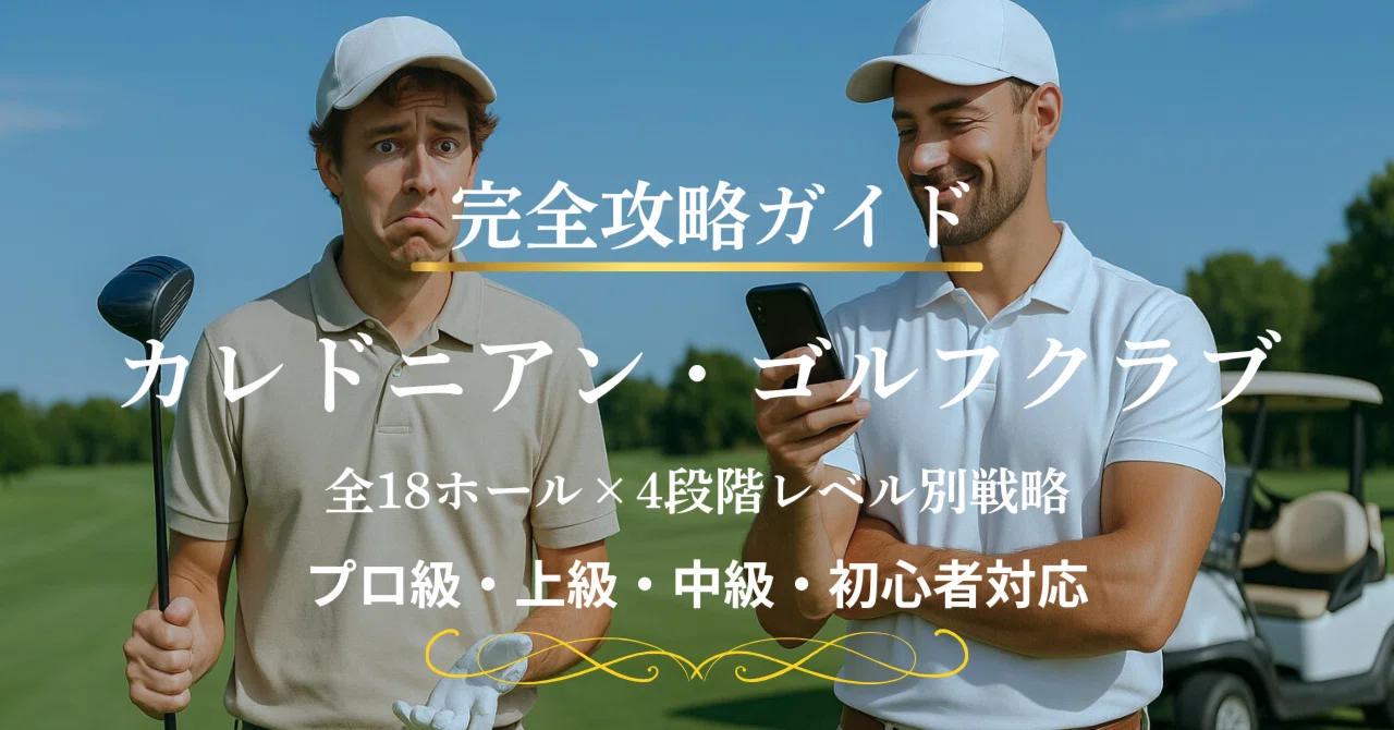 ベストスコア更新！完全攻略！】カレドニアン・ゴルフクラブ／全18