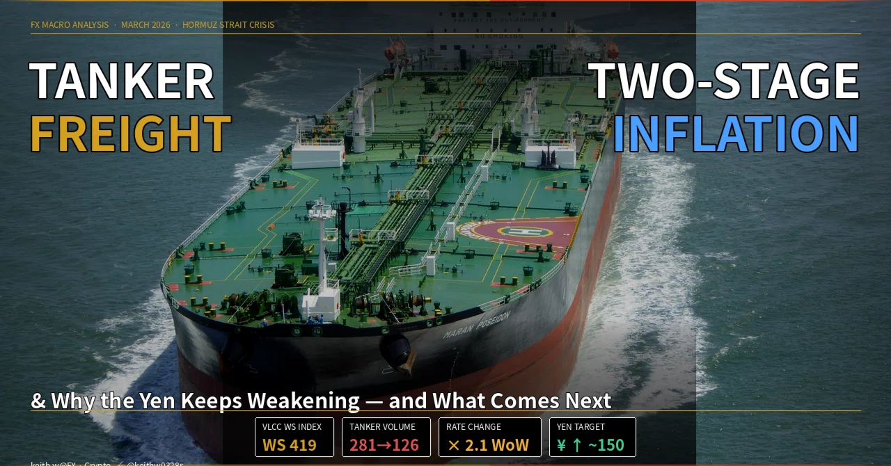 TANKER FREIGHT SURGE,TWO-STAGE INFLATION &USD/JPY SCENARIO ANALYSIS｜Keith.w