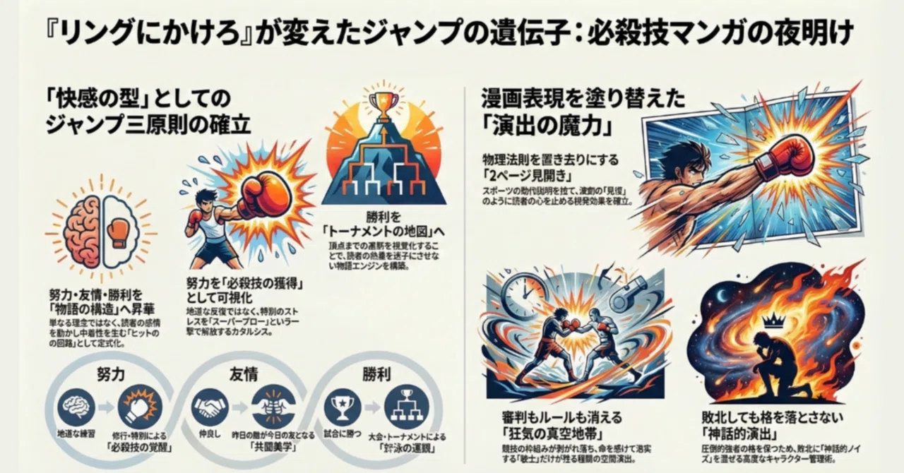 リングにかけろ』がジャンプを「必殺技マンガ」に変えた瞬間 