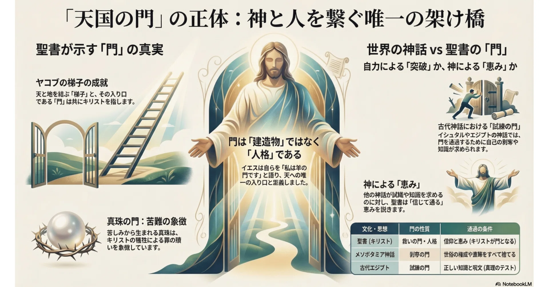 天国の門：イエス・キリストはヤコブの梯子（1.1万文字）｜杉岡廣嗣