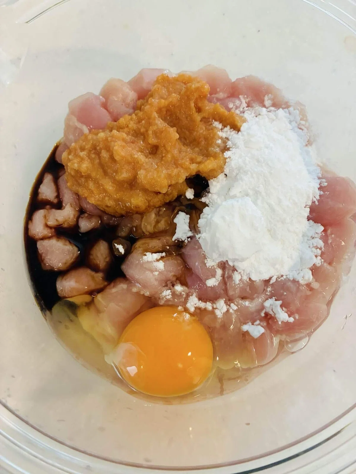 材料を合わせた写真