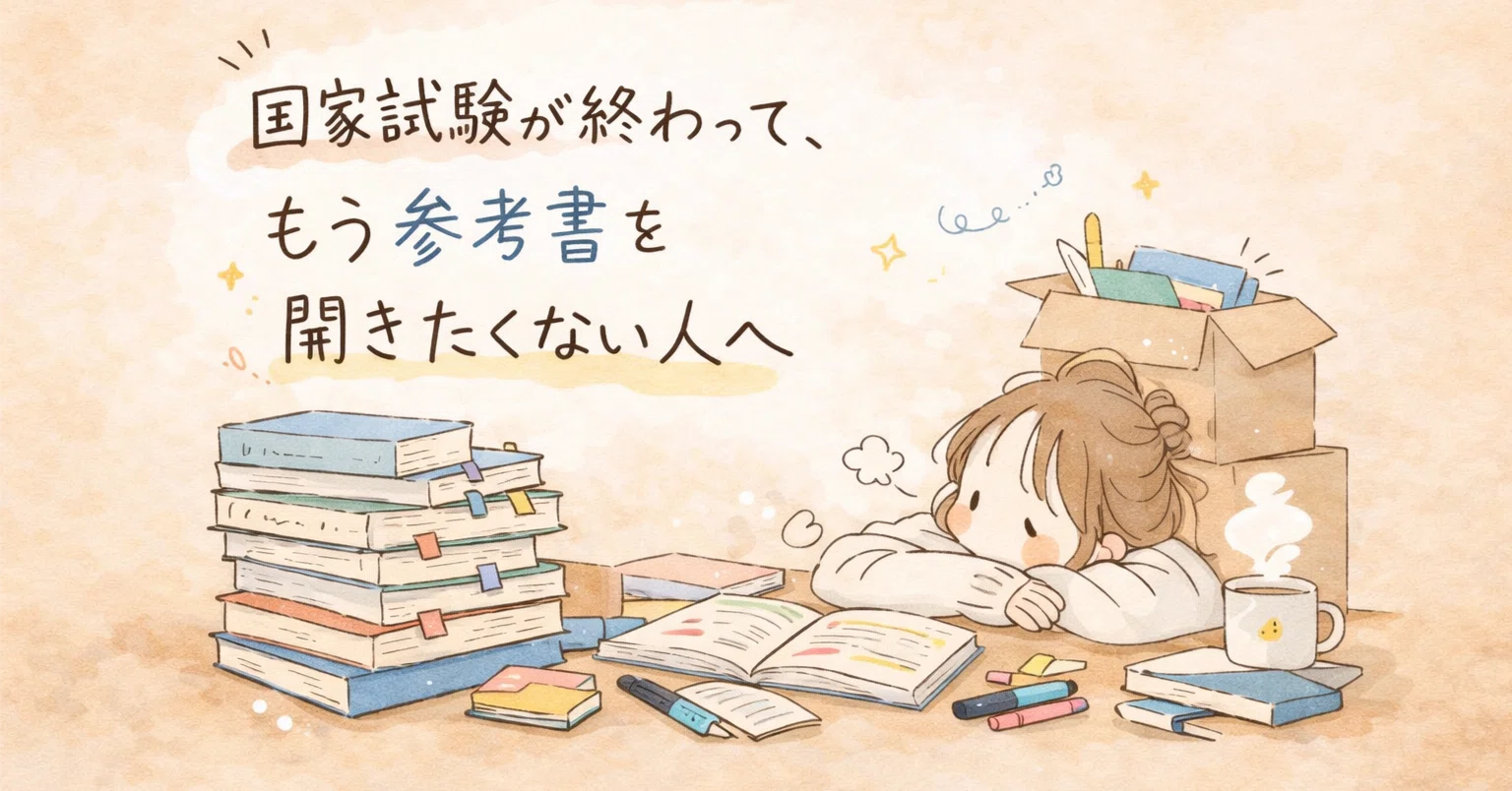 国家試験が終わって、もう参考書を開きたくないあなたへ｜限界薬剤師の 