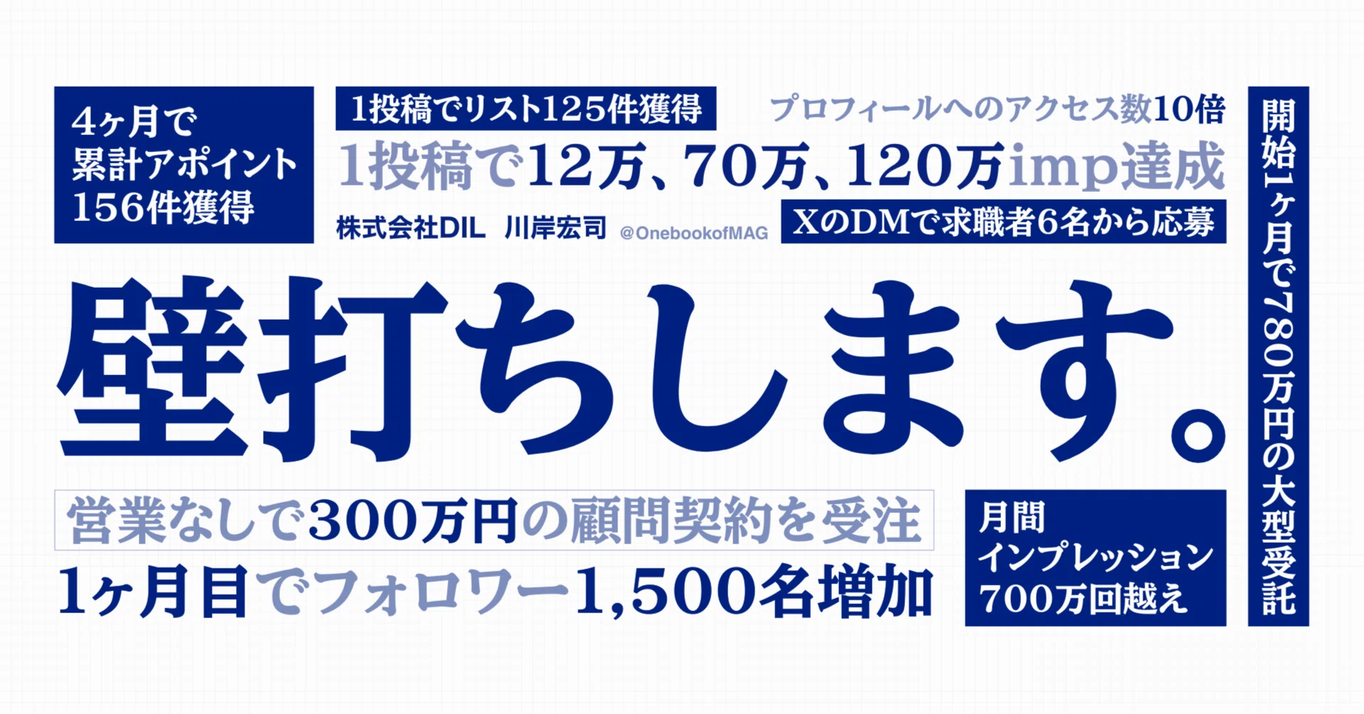 無料企画】経営者に特化したX運用が、今アツすぎる|DIL川岸宏司 無料企画】経営者に特化したX運用が、今アツすぎる|DIL川岸宏司