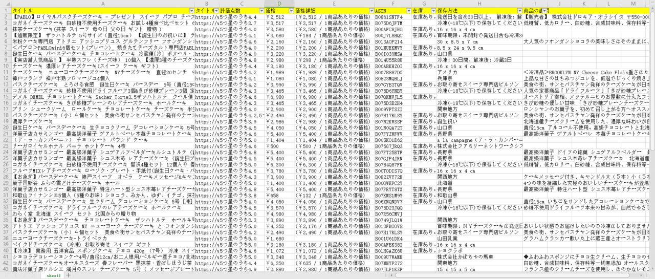 Amazonをクローラー 指定条件の商品情報をスクレイピングする 沢村 曜 Note