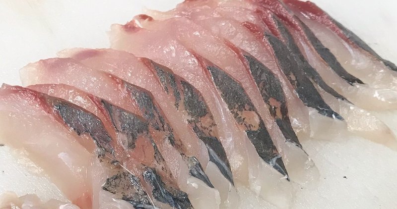 新説 魚食レポvol 3 アジ酢の握り 薬味と情報をのせて かにへー 魚食と言葉 Note