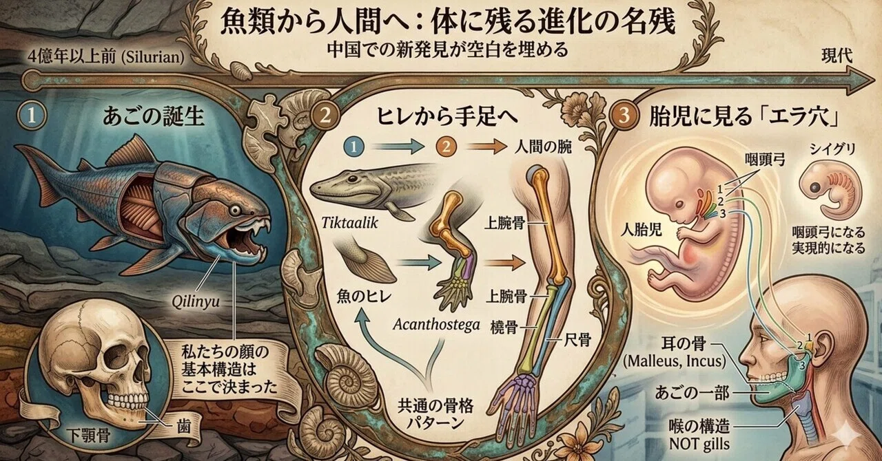 A 400-Million-Year Journey from Fish to Human｜P.D.X