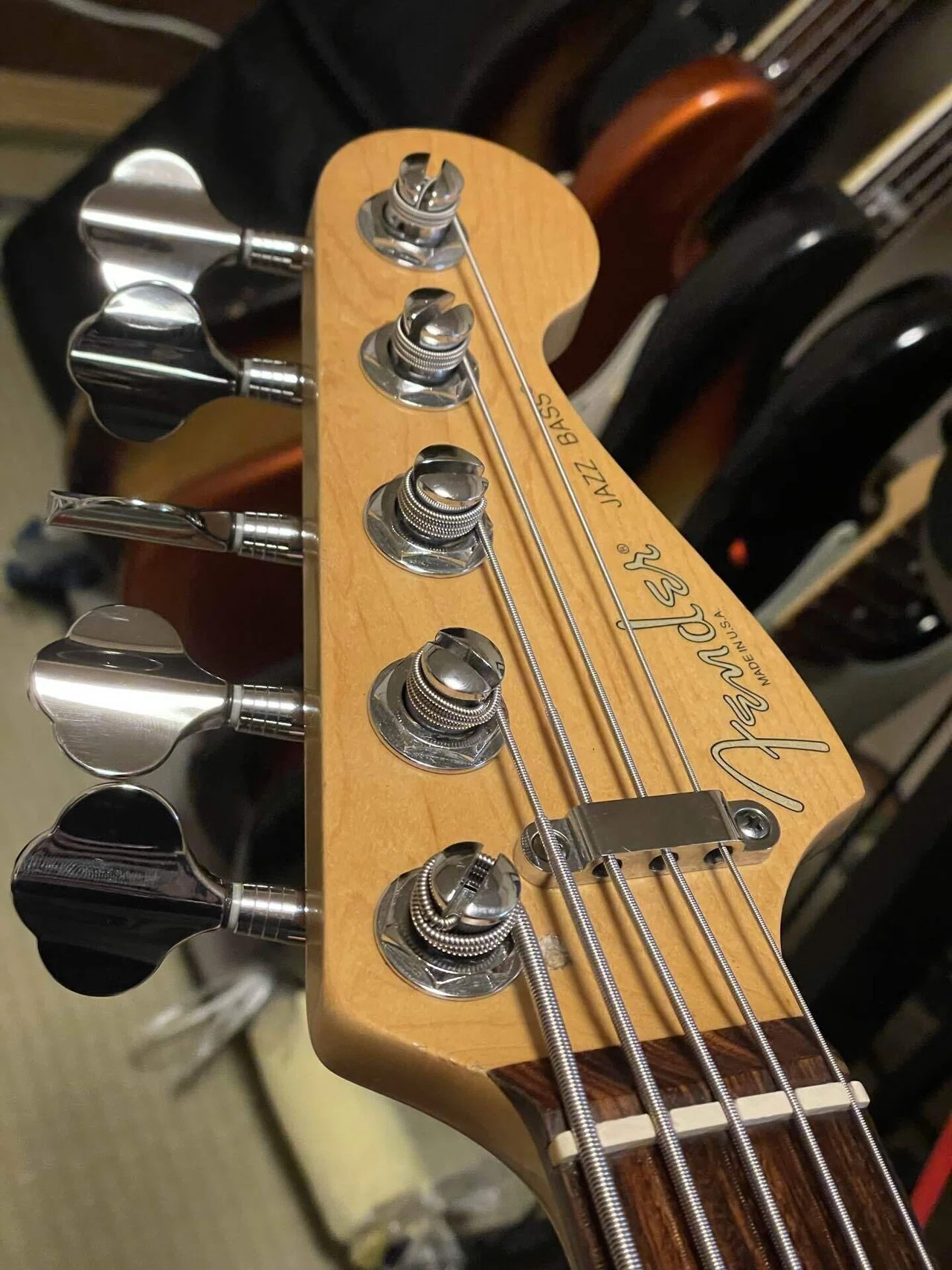 【5連ペグ】Fender USA Jazz Bass V(約4.1kg) Fender American Standard Jazz Bass V(1996)の紹介｜tomohi