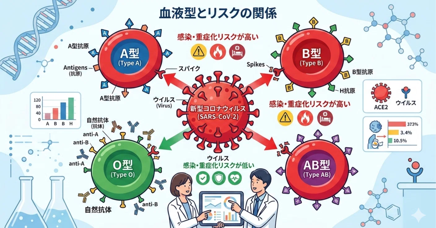 コロナ 重症化 血液型