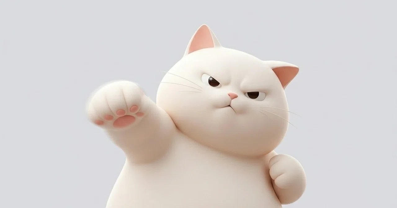 でぶにゃんです。 でぶにゃんの顔ががが…！！！｜でぶにゃん先生