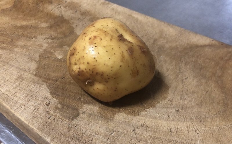 作りながらも 減っていく 新ジャガイモのパイユ風の作り方 ゆーたろー 和の料理人 Note