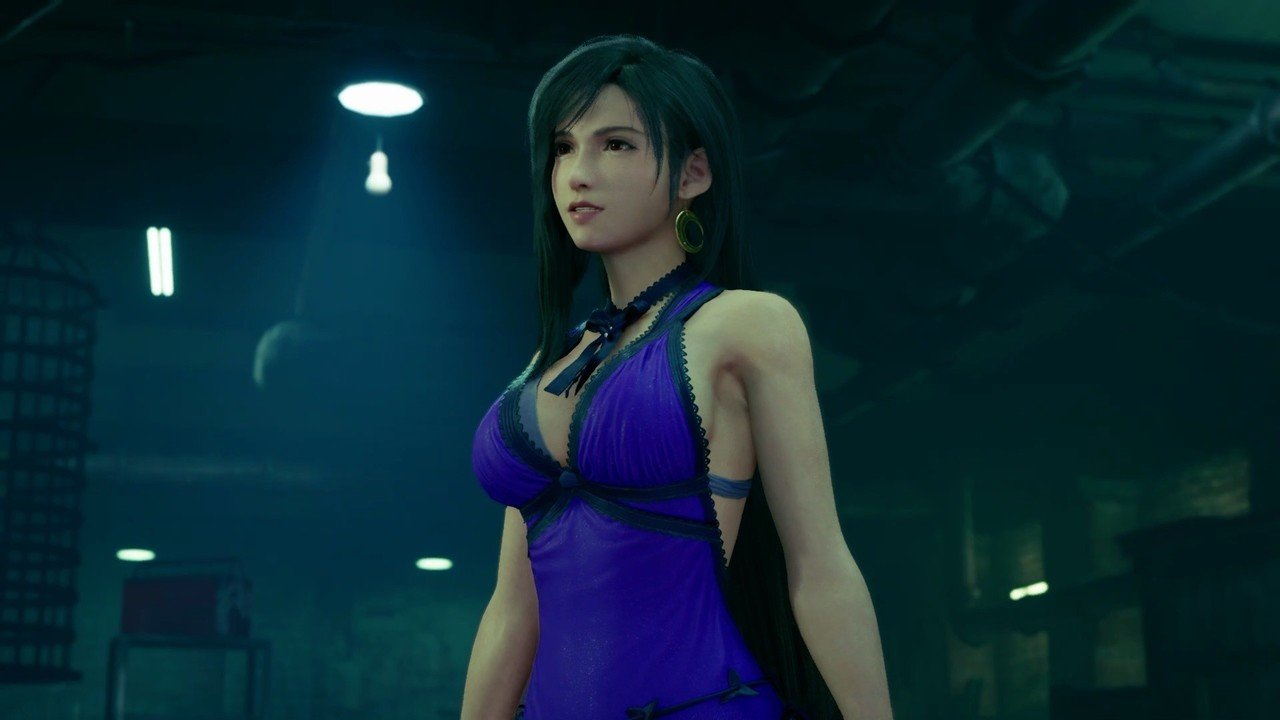 ティファ　青ドレス　ファイナルファンタジー7  コスプレ　蜜蜂の館　FF7R ティファ 青ドレス ファイナルファンタジー7 コスプレ 蜜蜂の館 FF7R