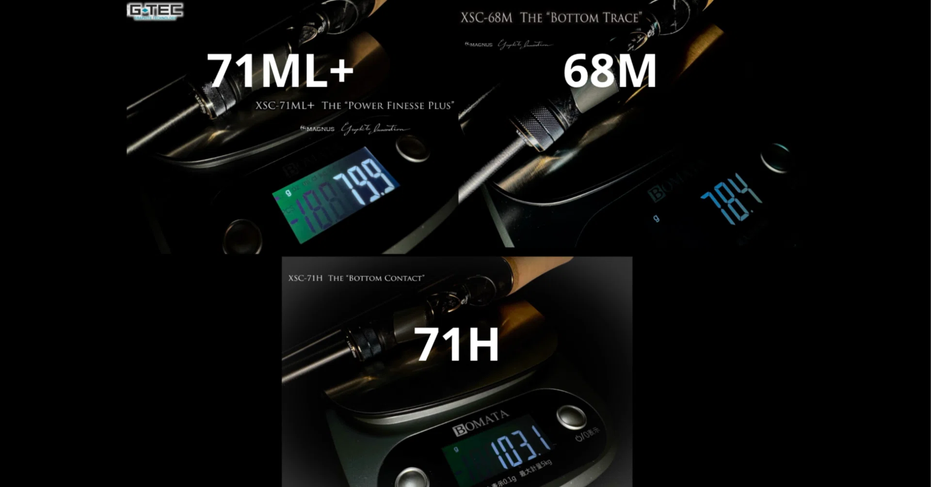 G-TEC XrosSensitive ボトム3兄弟|FishingLab G-TEC XrosSensitive ボトム3兄弟|FishingLab