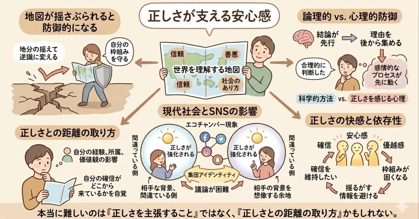正しさは人に安心感を与えている？｜あおきしゅんたろう @ 心理学者