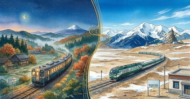 標高差は富士山級？日本の天空列車と世界最高駅を走る青蔵鉄道