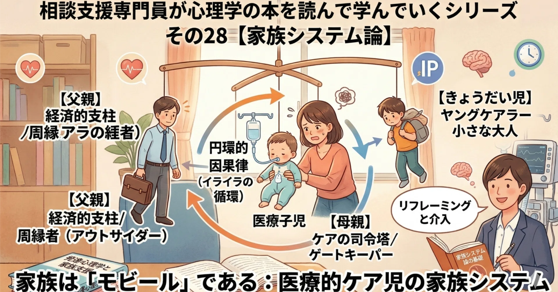 相談支援専門員が心理学の本を読んで学んでいくシリーズ その28【家族
