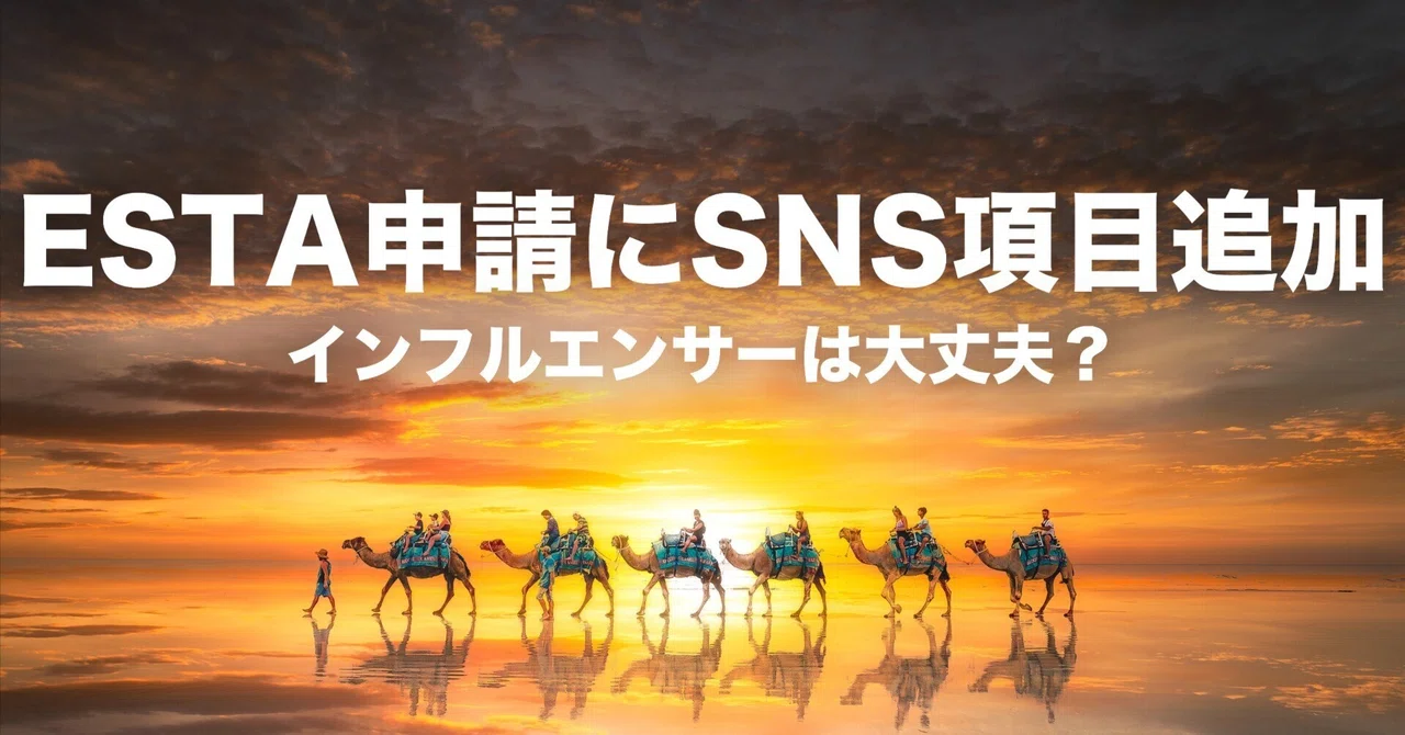 インフルエンサーがESTA申請したら、、、｜ayane7628