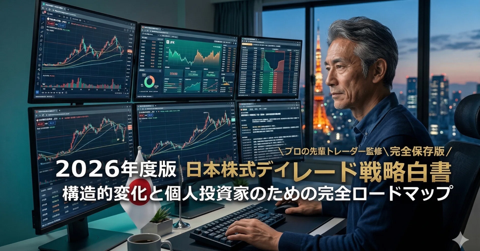 2026年版｜ゼロからわかる日本株デイトレード完全ガイド「勝てない」と 