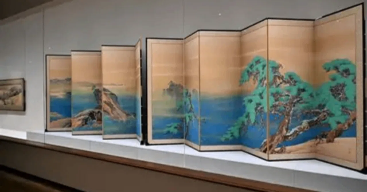 藤原郁子作品 風景画 額縁付 京都画壇の歴史と格式を受け継ぐ現代の花鳥画家 ― 藤原郁子の芸術