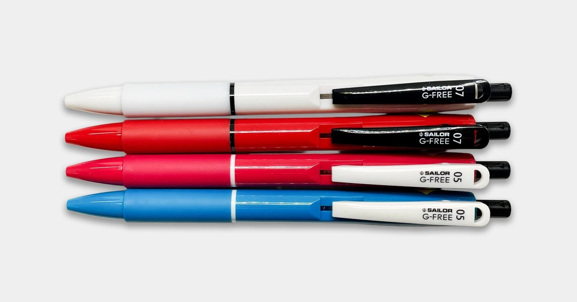 フリーセーラー フワッと滑らかで一番楽に書ける油性ボールペン「G-FREE」4本買い足