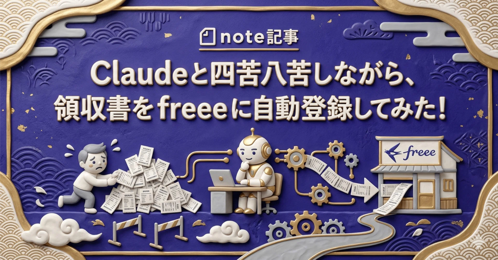 Claude と四苦八苦しながら、領収書を freee に自動登録してみた