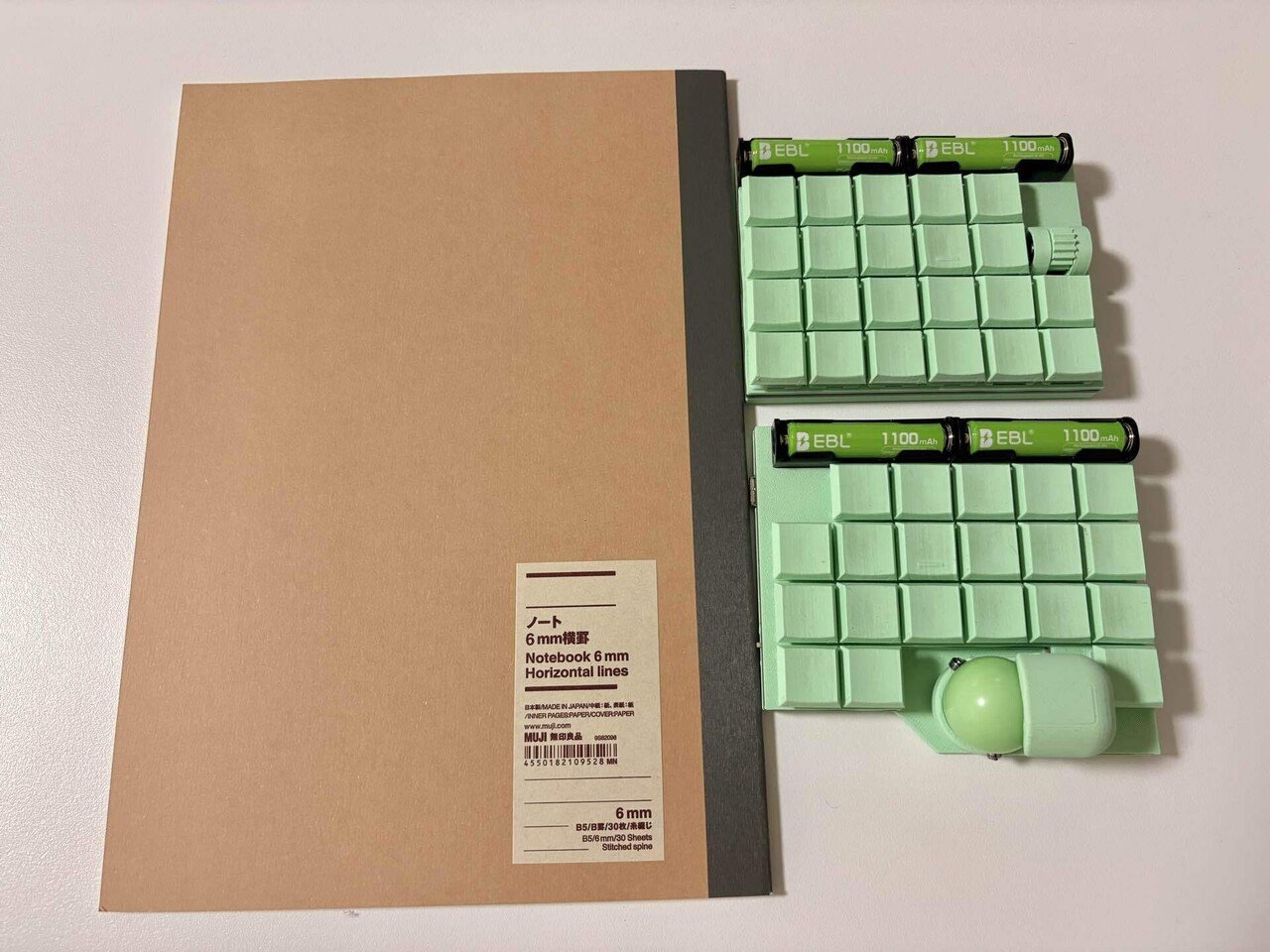 cool642tb-mini レビュー／オーソリニア無線分割キーボードの世界へ