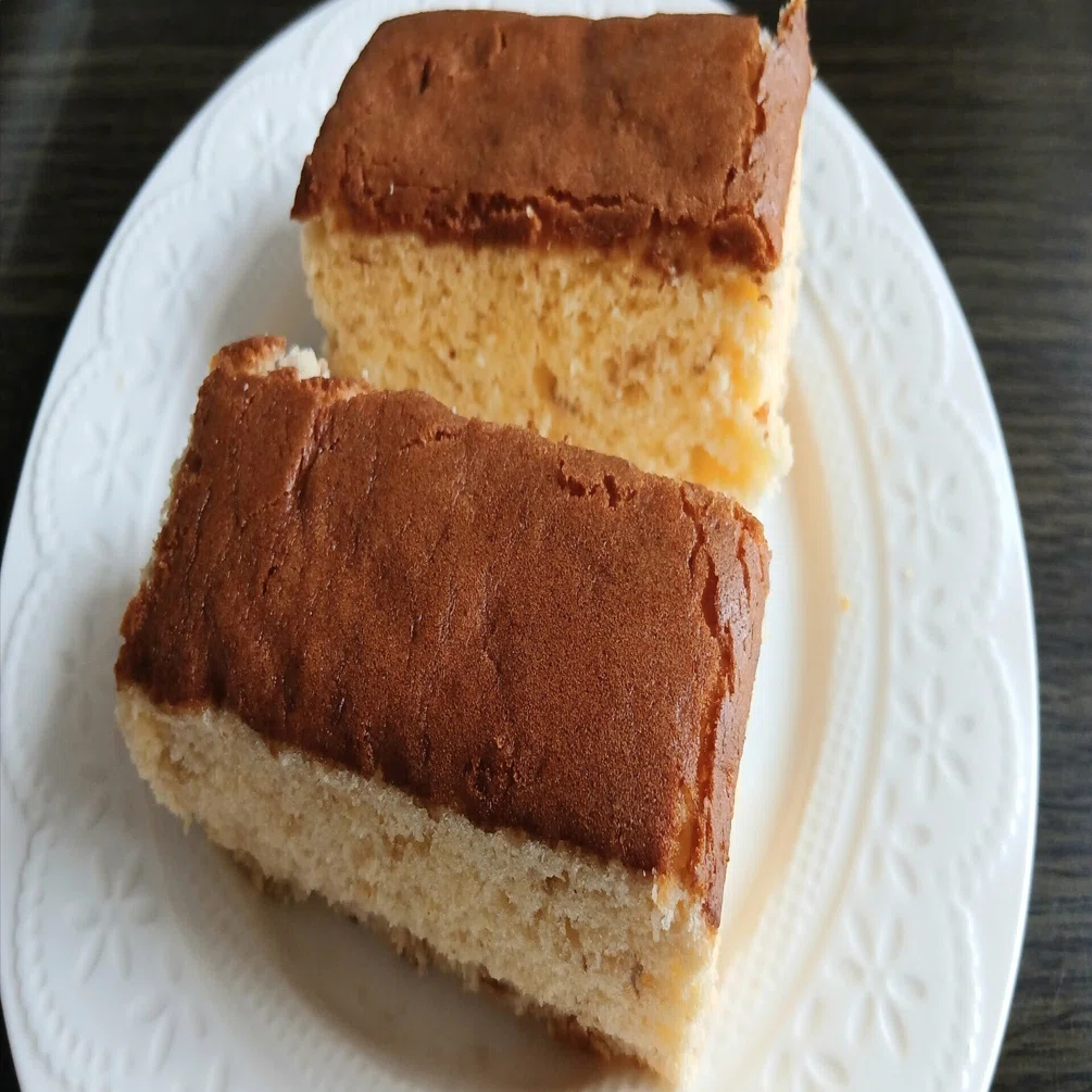 食レポ【よしだやの巨大カステラ】｜ネコ仮面