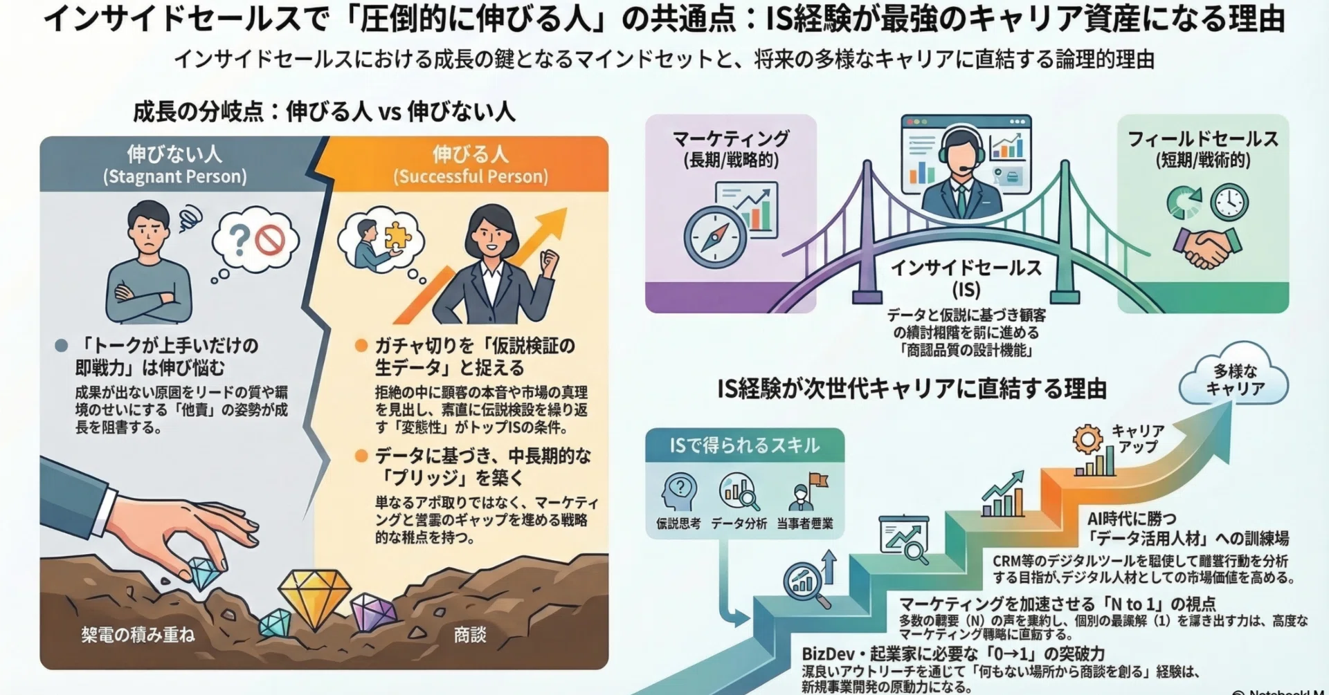 インサイドセールスで「一生電話をかけるだけの人」と「数ヶ月で事業を 