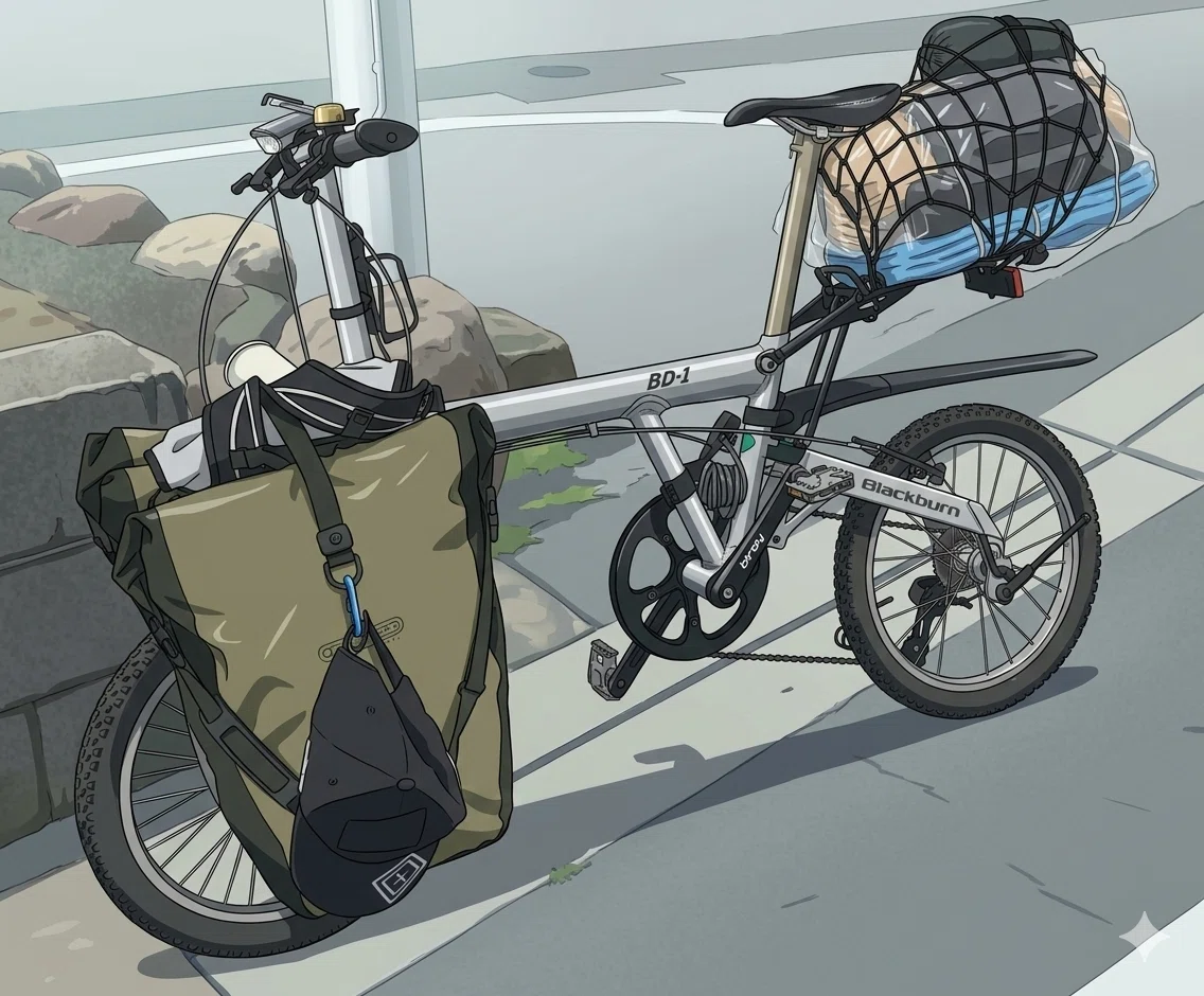 BD-1 折りたたみ自転車おまけあり（未使用チューブ、BD-1オリジナル輪行袋） 折りたたみ自転車 BD-1（Birdy）でちょっと遠くへ行ってみる。＜ 輪行