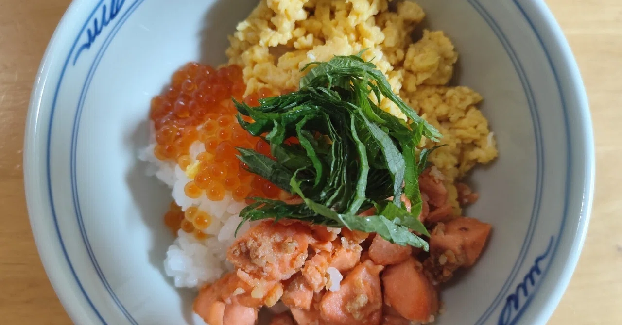 鮭の親子丼|家庭料理の幸せ