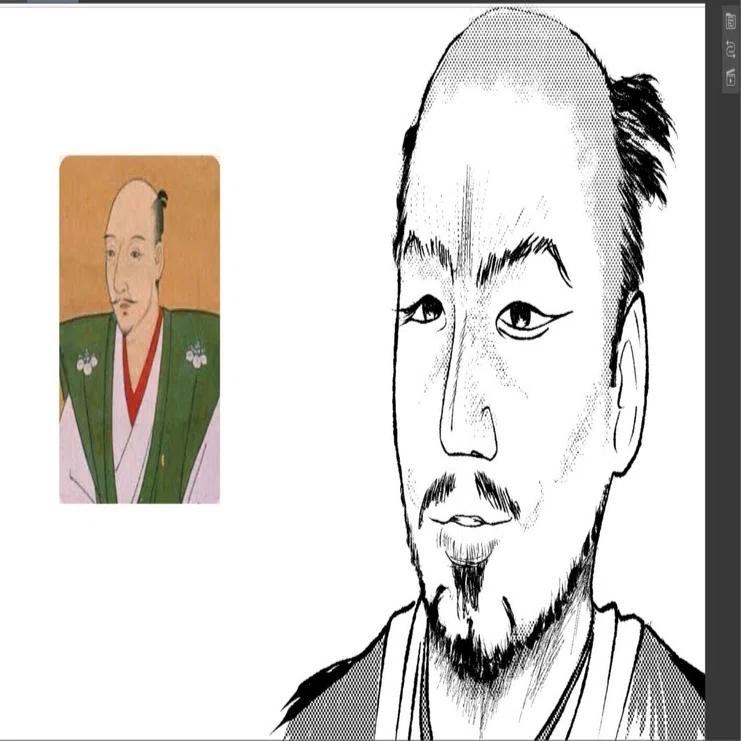 ⚔️織田信長さんの肖像画を描いてみた。｜OSAKA