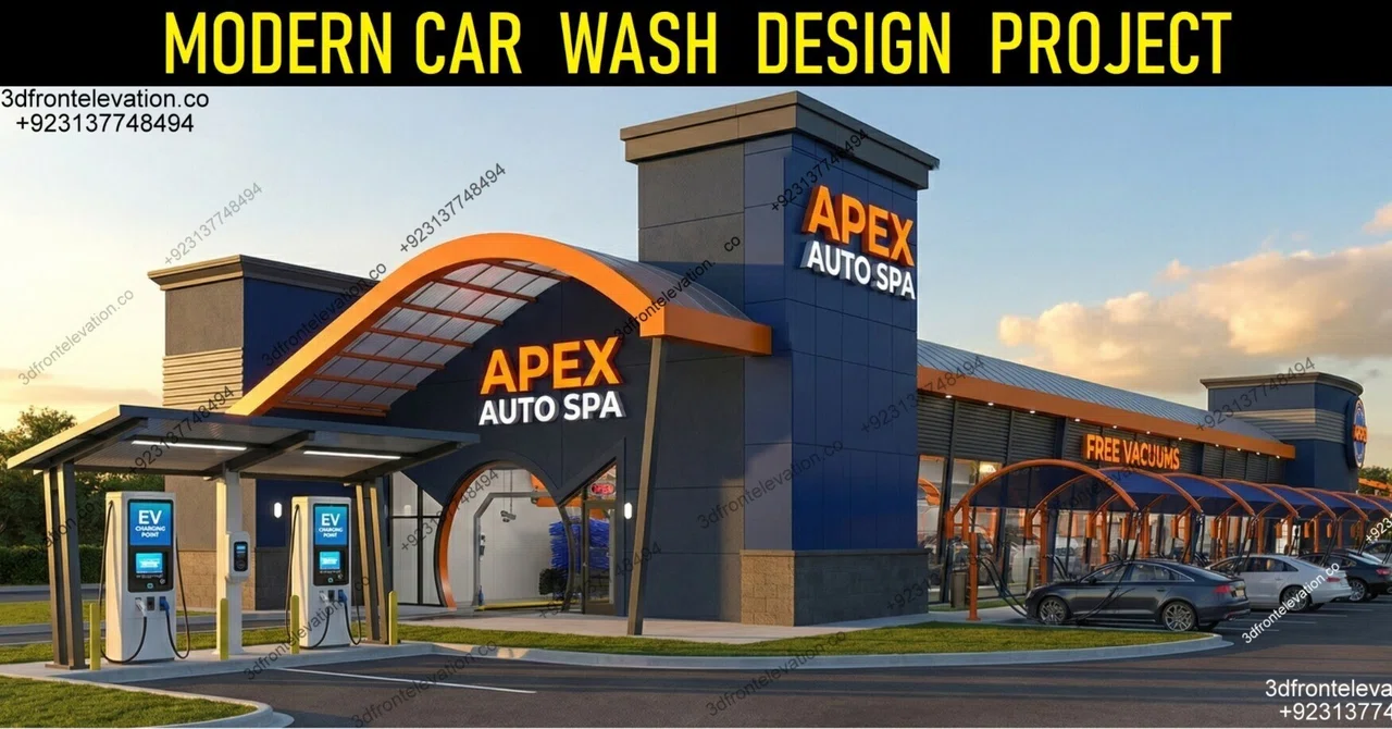 Modern Car Wash Design & Site Plan for US & Canada｜Home Architect ...