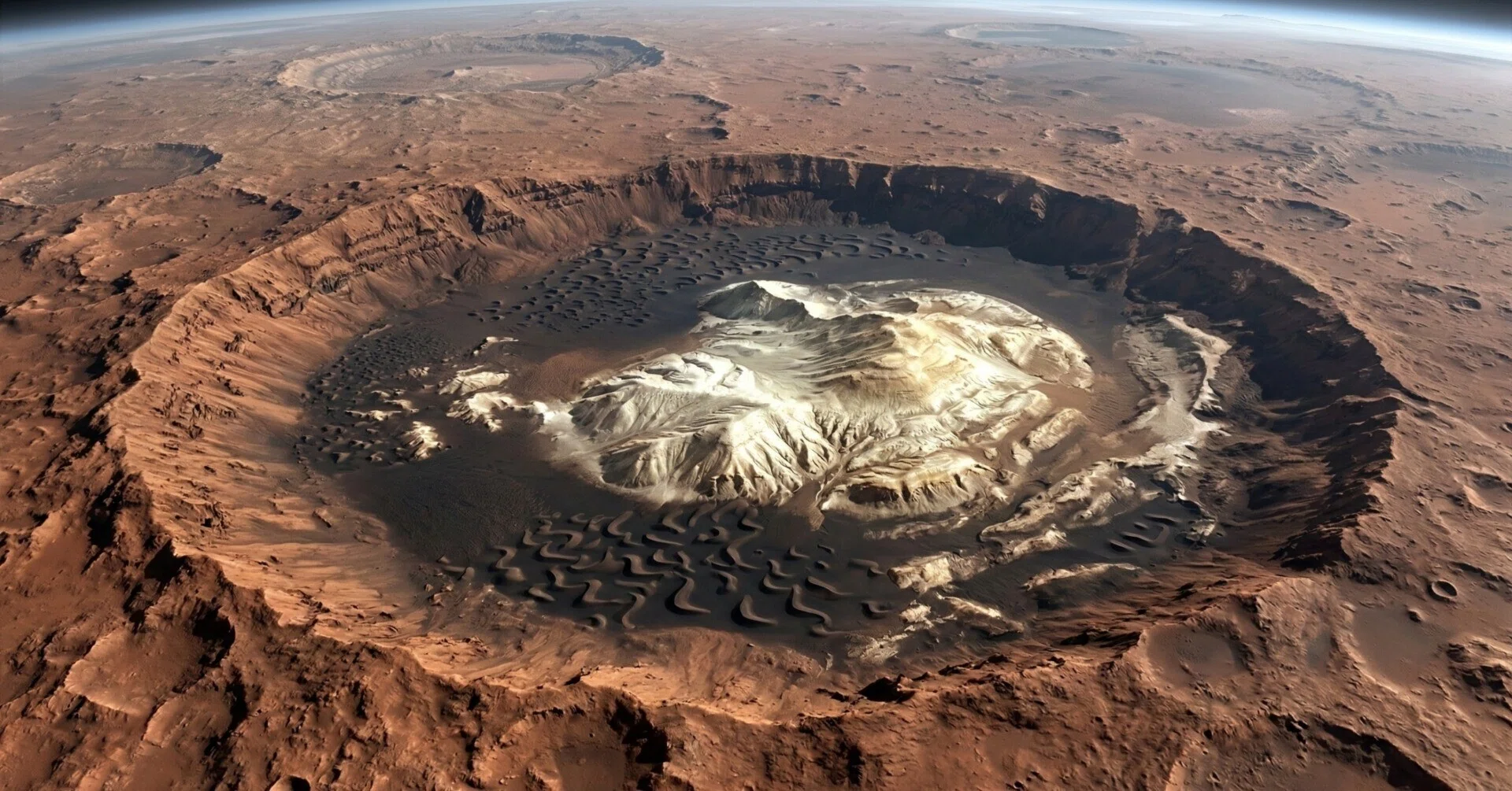 40億年前の湖跡が語る火星の素顔──Mars Expressが捉えた