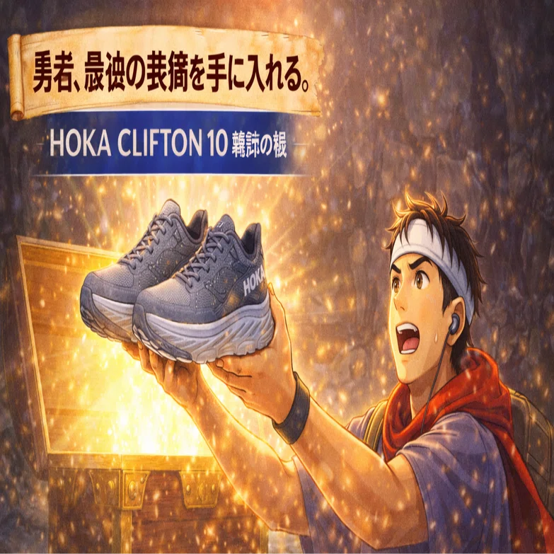 勇者、最強の装備を手に入れる。──HOKA CLIFTON 10（ホカ クリフトン 