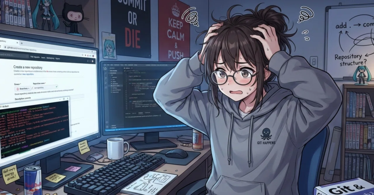 自分用メモ】GitHubアカウントを作ってコードを登録してリリースする