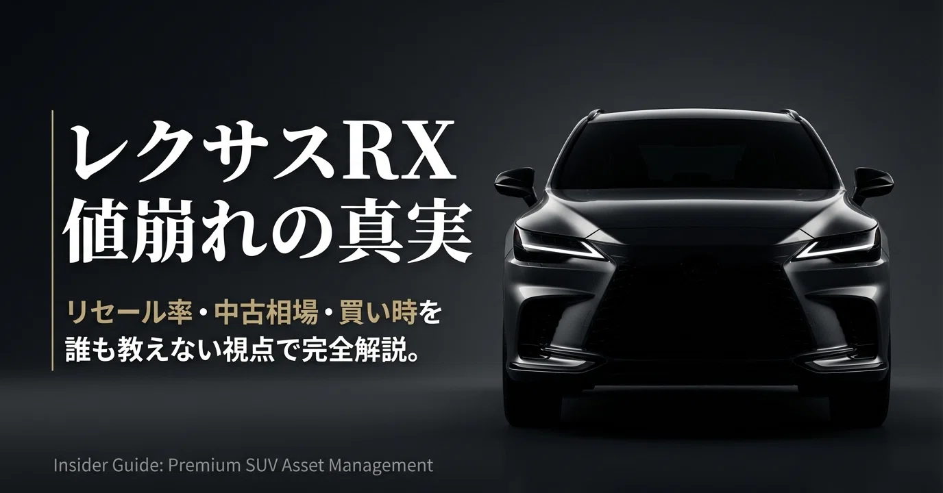レクサスRX 値崩れの真実｜リセール率・中古相場・買い時を誰も教え 