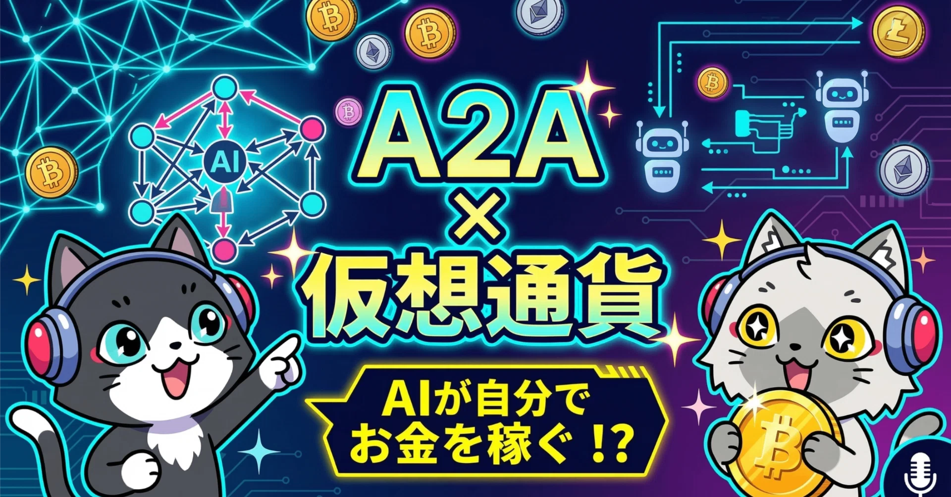 AIが自分でお金を稼ぐ時代がくる？「A2A × 仮想通貨」で世界が変わる話 