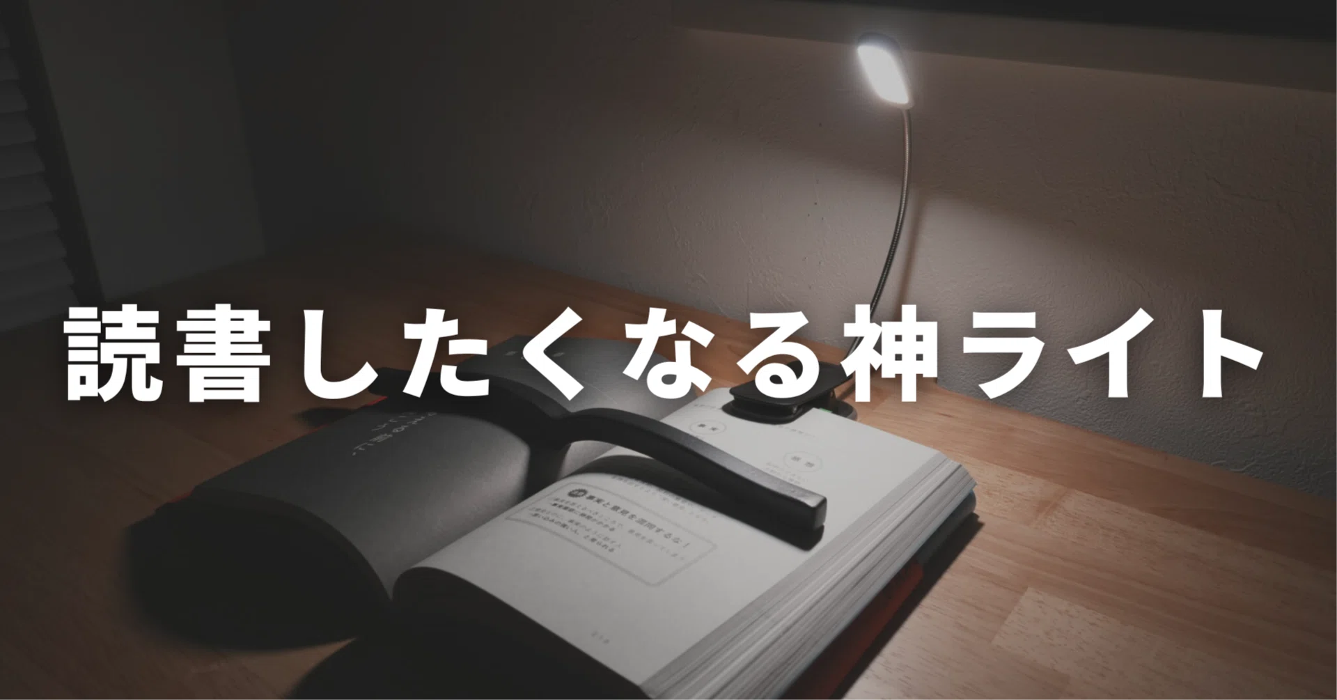 夜の読書はこのライトがあれば余裕！｜ケイディー