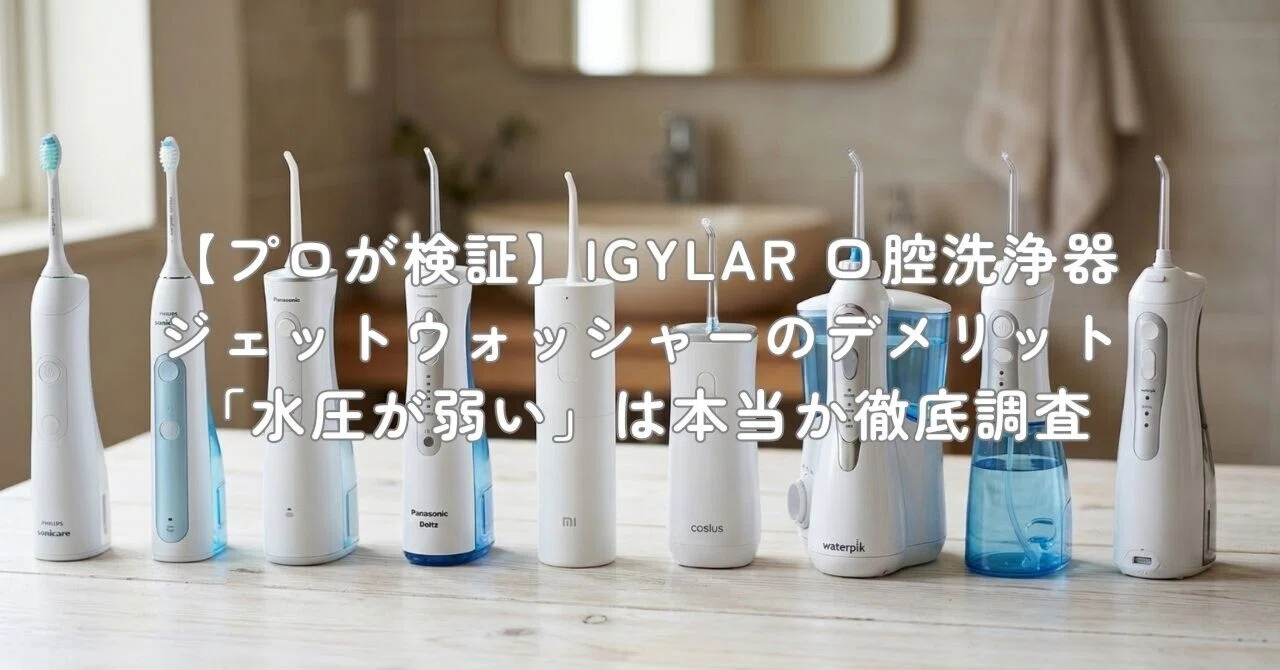 プロが検証】IGYLAR 口腔洗浄器 ジェットウォッシャーのデメリット