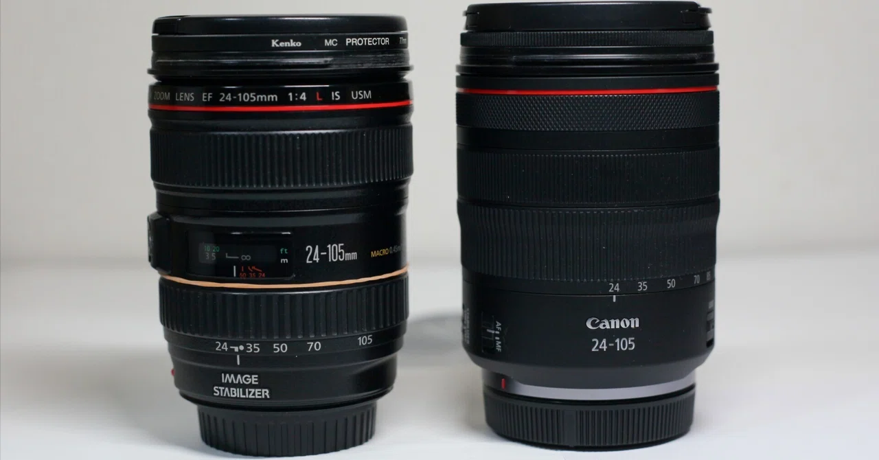 EF24-105mm F4L vs RF24-105mm F4L｜なっぴん