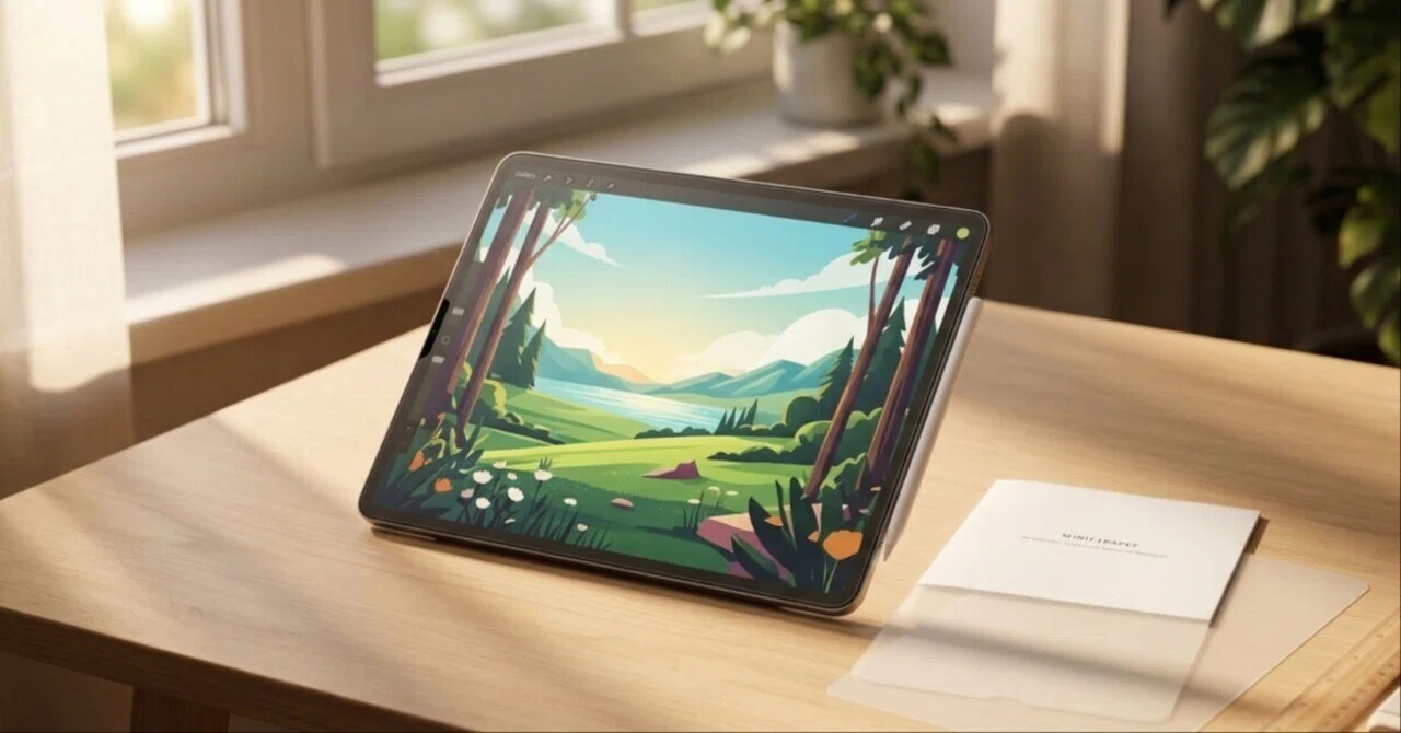 iPadとApple penセット　イラストにおすすめ iPad で本格イラスト。おすすめ「ペンとペーパーライク」 6選｜毎日