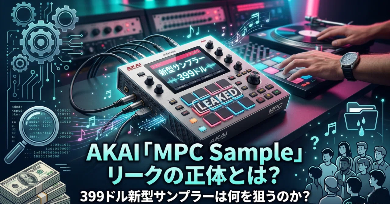 AKAI「MPC Sample」リークの正体とは？ 399ドル新型サンプラーは何を