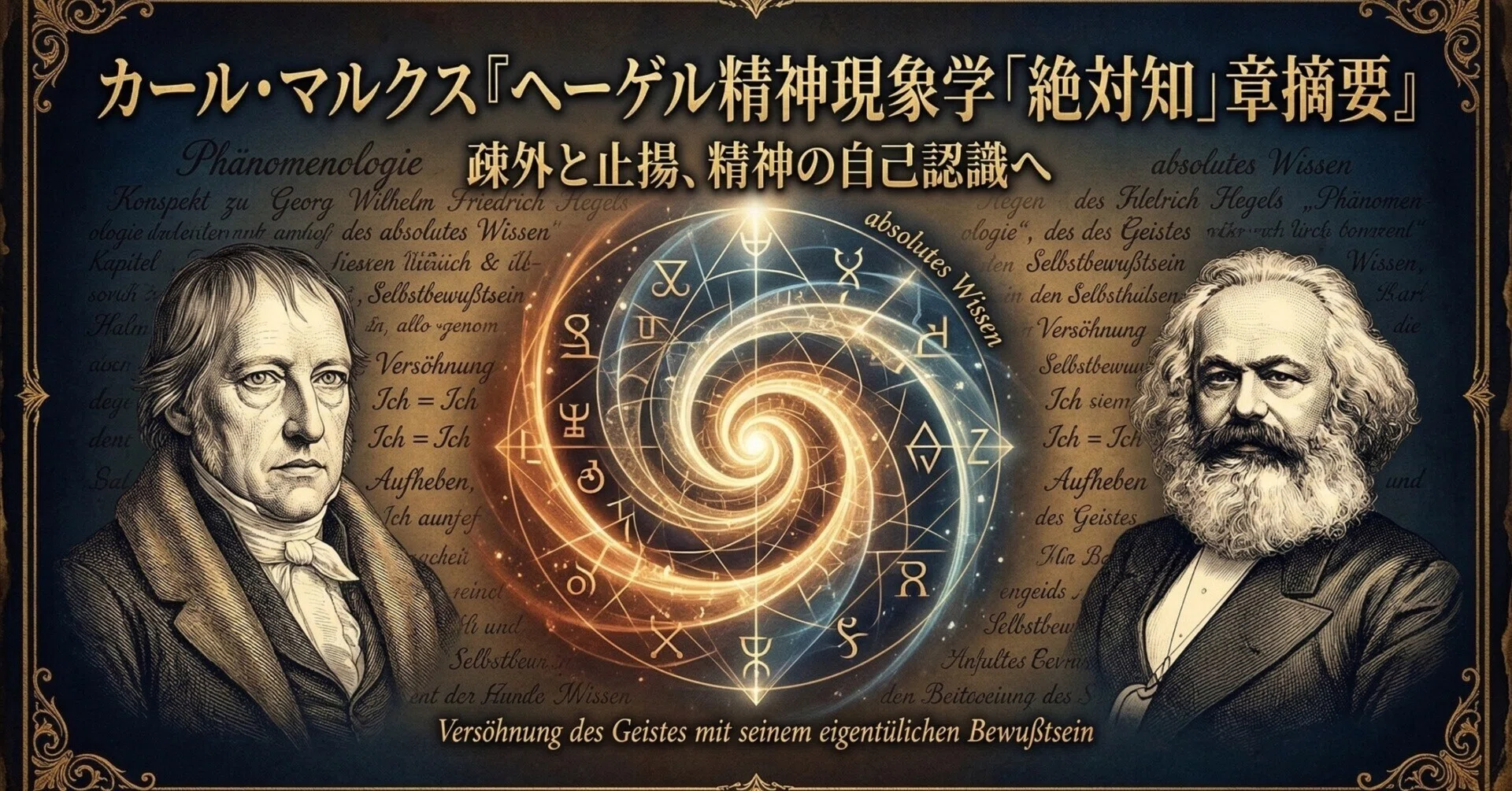 マルクス「ヘーゲル『精神現象学』「絶対知」章抜粋ノート」｜荒川思想