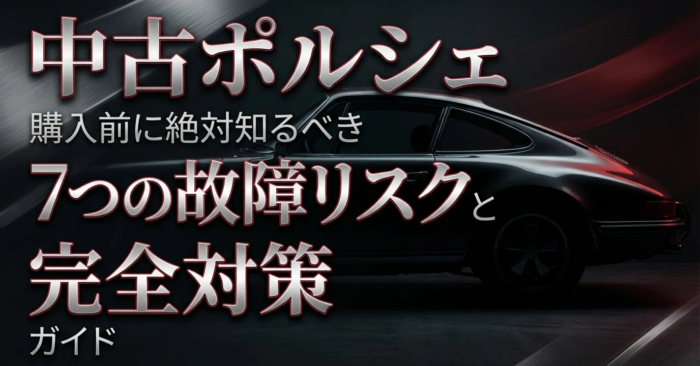 中古ポルシェ購入前に絶対知るべき7つの故障リスクと完全対策ガイド