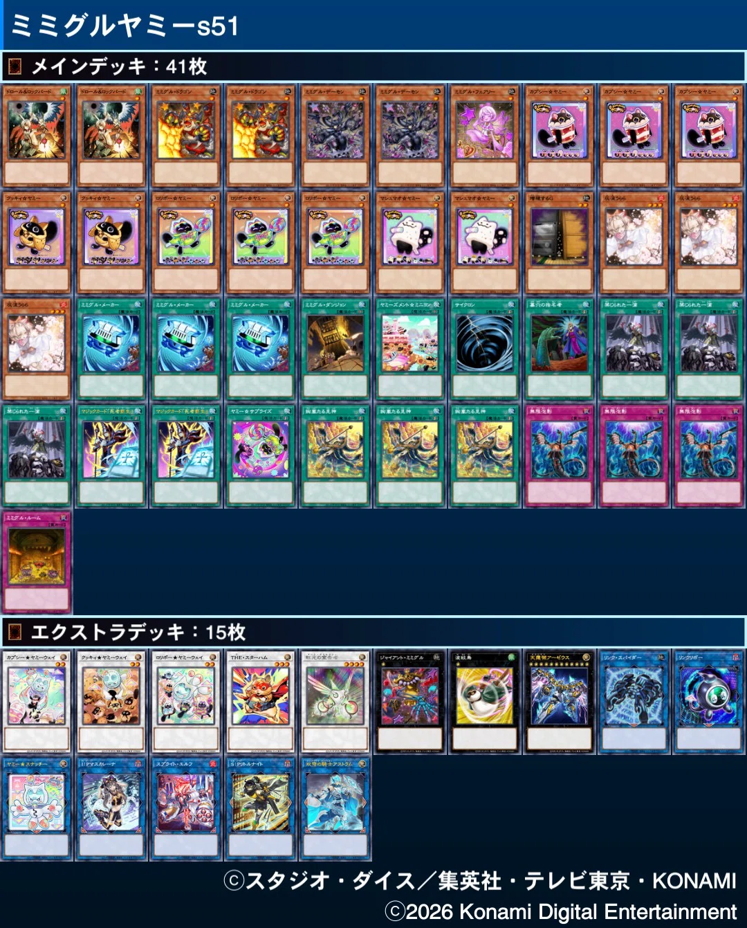遊戯王マスターデュエル】【ミミグルヤミー】その2｜ぬせ太郎