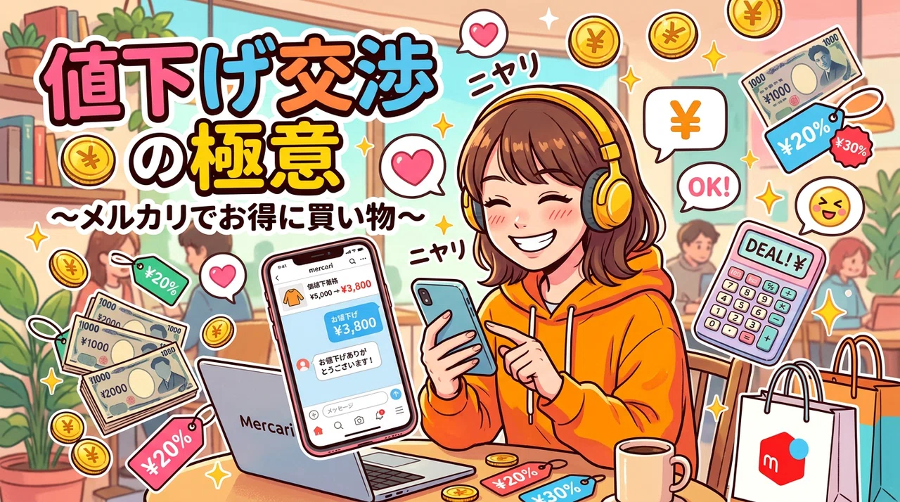メルカリの値下げ交渉、ムカつく前に読んでくれ｜GOD(神)｜メルカリ