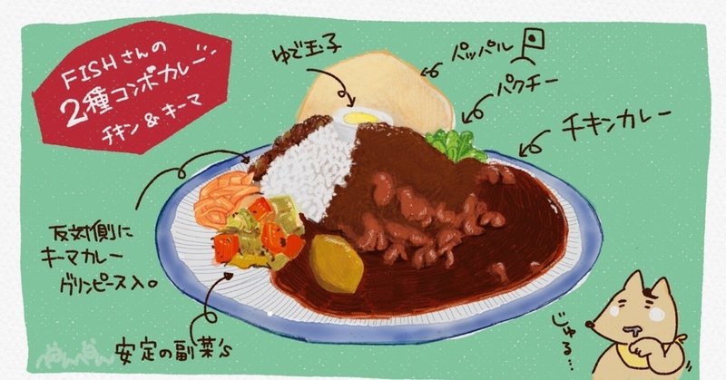 東京のスパイスカレーと私 Fish 西武新宿 マドイマドカ Note