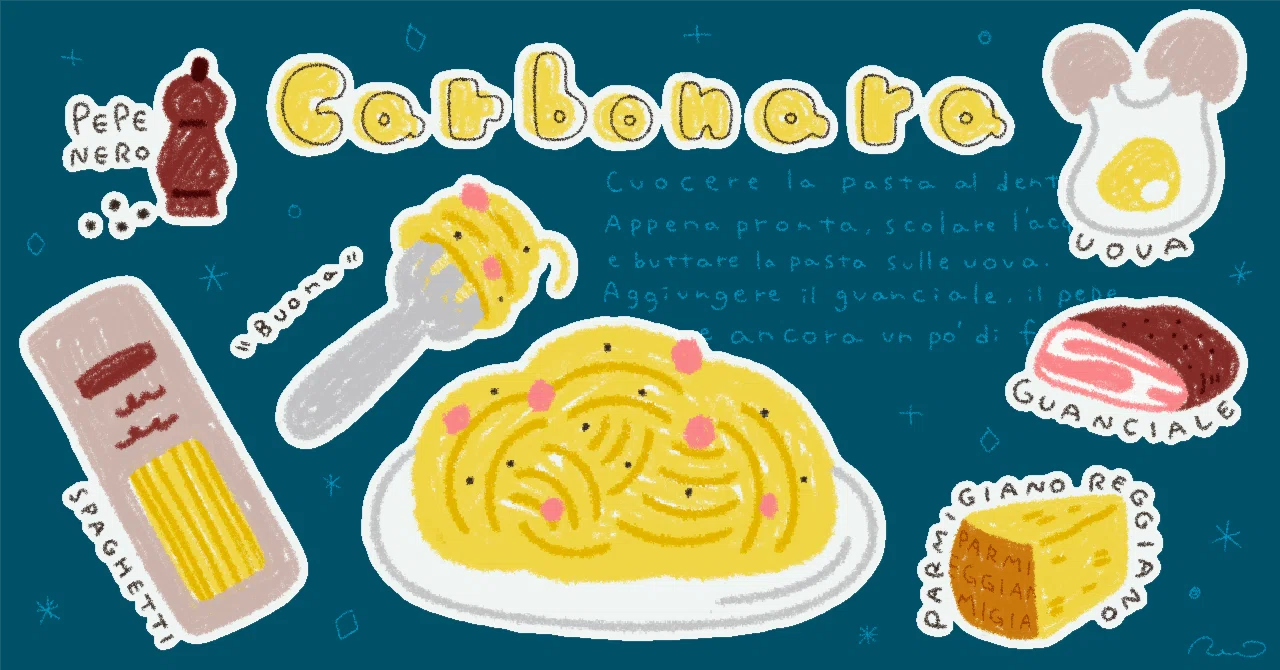 🍝 Gram Measurement Series | Carbonara Made with Only Household ...