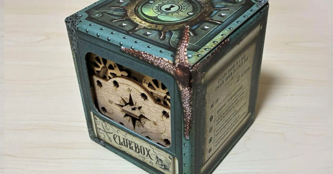 ルルベル　Cluebox デイヴィ･ジョーンズの監獄 ギミックしかない立体謎解きパズル『デイヴィ・ジョーンズの監獄』が